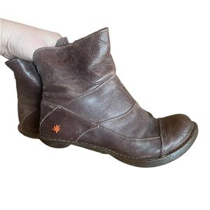 The Art Company Boots brown Leather, Women's Size 38 Made in Spain